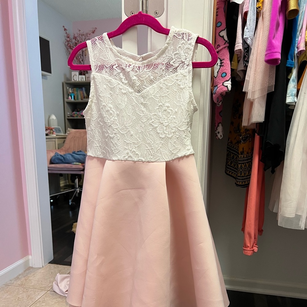 Girls rare editions size 7 high-low dress